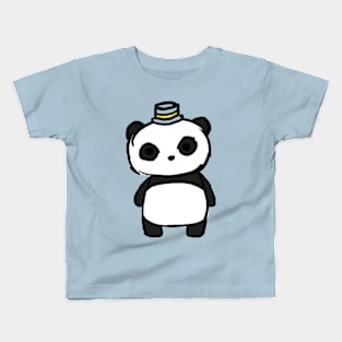 Pawsome Top Hat Panda Kids T-Shirt